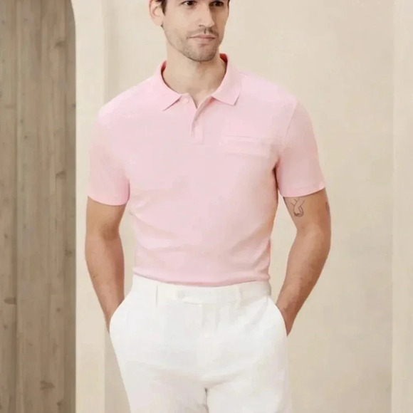 Banana Republic factory LUXE TOUCH POLO - Picture 1 of 7